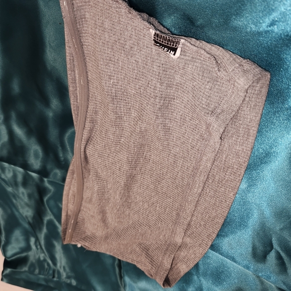 SHEIN Gray Wrap Ruched Bandeau - Picture 4 of 7